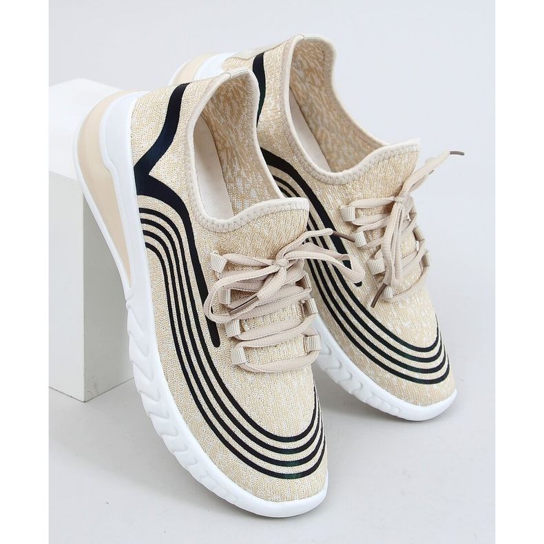 Beige sukat 3436 Beige urheilukengät 1