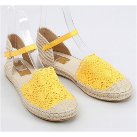 LX201 Keltaiset hunajapitsiset espadrillit beige keltainen 1
