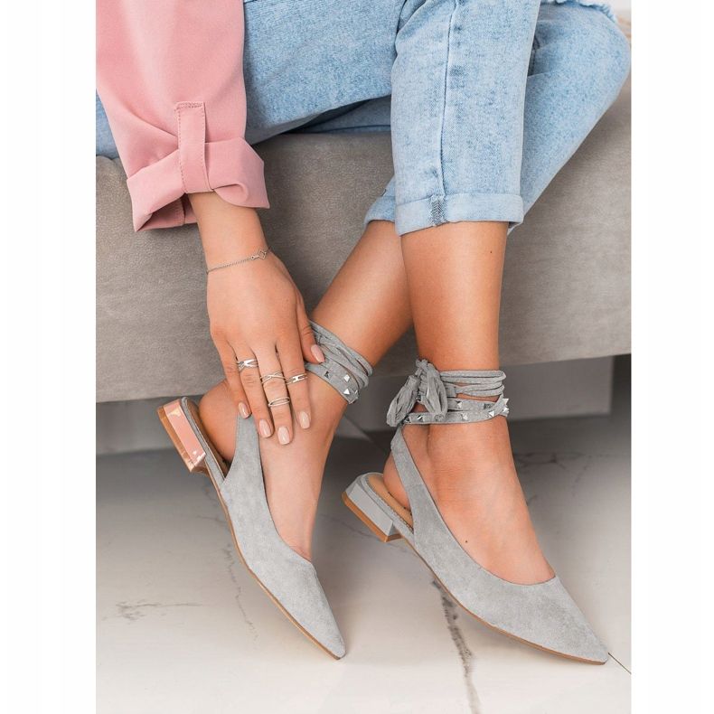 Seastar Pumput koristeellisella sidonnalla harmaa 1