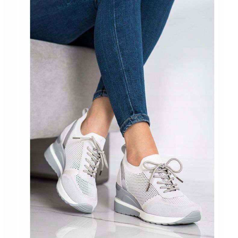 VINCEZA avoimet lenkkarit harmaa 1