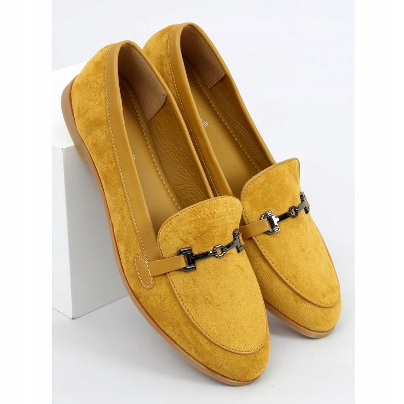 Naisten loafers sinappi 8742 Keltainen 1