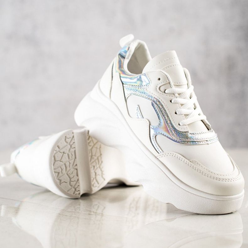 SHELOVET Muodikkaat lenkkarit valkoinen 2