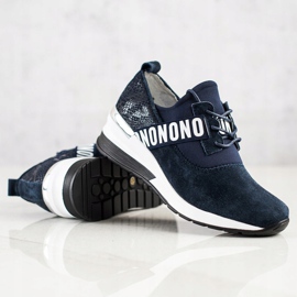 Filippo Nahka Wedge lenkkarit tummansininen 1