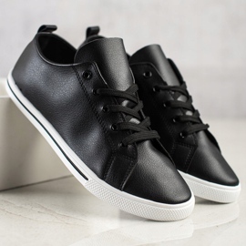 SHELOVET Mukavat matalat lenkkarit musta 1