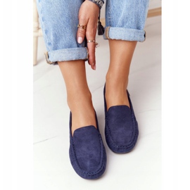 PH1 Naisten Mokkanahkatakit Navy Blue San Marino laivastonsininen 2