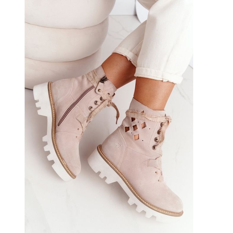 Mokkanahkatossut Maciejka Beige 05033-04 ruskea 2