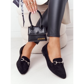 Naisten Loaferit Sergio Leone MK711 Suede Black musta 2