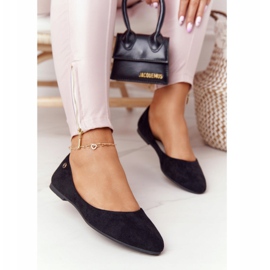 Mokkanahkaiset balerinat Sergio Leone BL622 musta 1