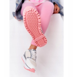 Nahkaiset urheilukengät Platform GOE HH2N4008 Valkoinen monivärinen 1