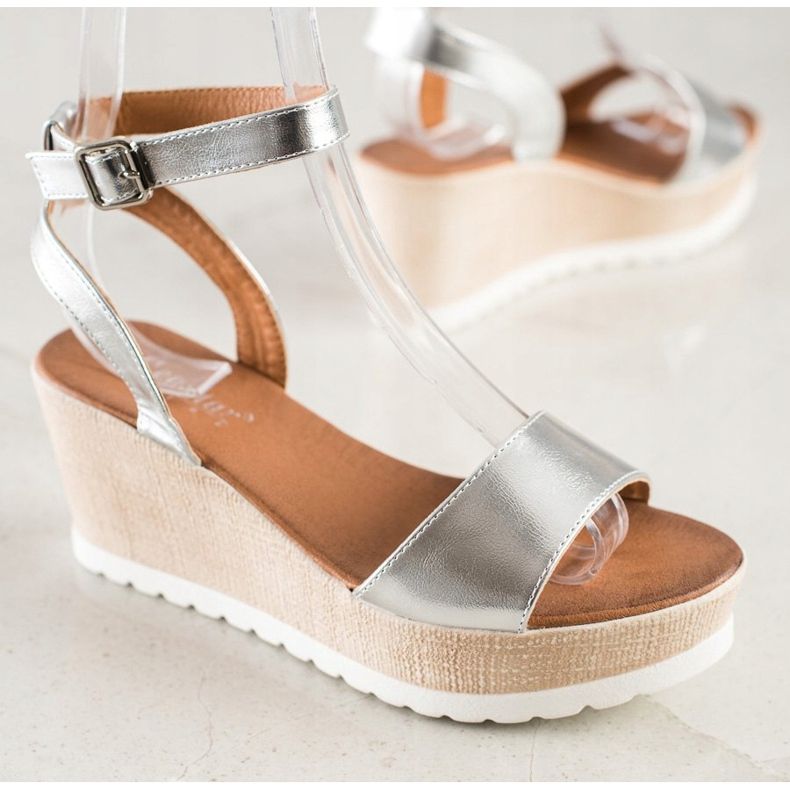Seastar Klassiset Wedge -sandaalit hopea 2