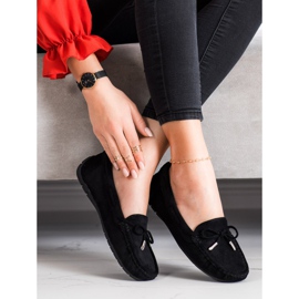 SHELOVET Mukavat mokkanahkaiset leivonnaiset musta 1