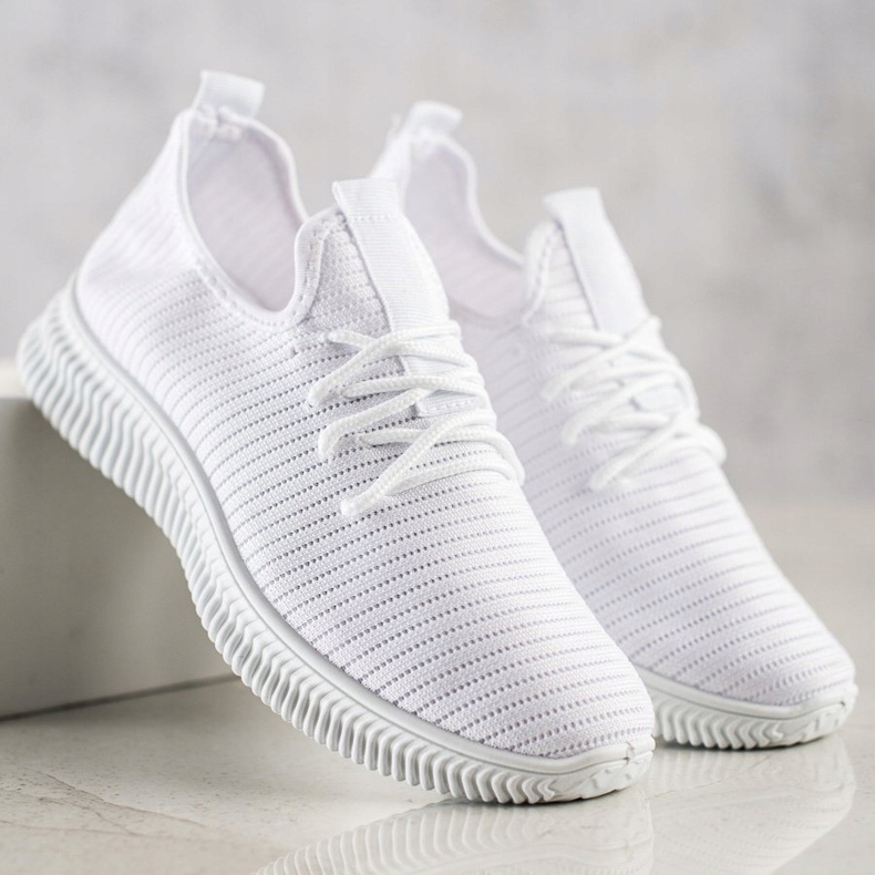 SHELOVET Mukavat Slip-On lenkkarit valkoinen 1