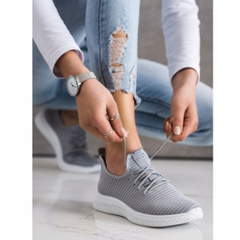 SHELOVET Mukavat Slip-On lenkkarit harmaa 2