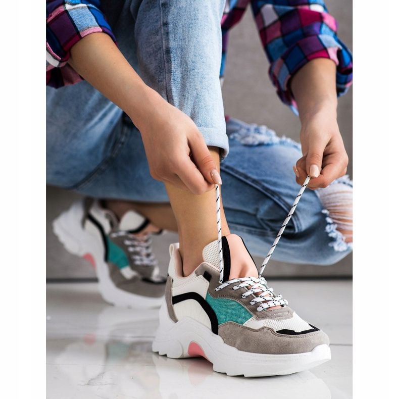 SHELOVET Muodikkaat värikkäät lenkkarit monivärinen 1