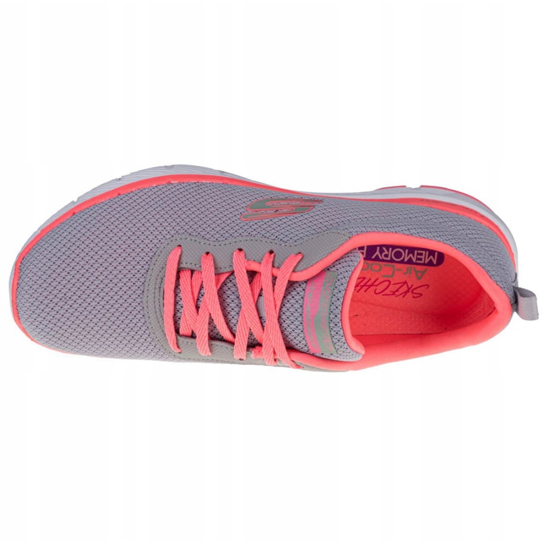 Skechers Flex Appeal 3.0 First Insight W 13070-LGHP Kengät harmaa 2