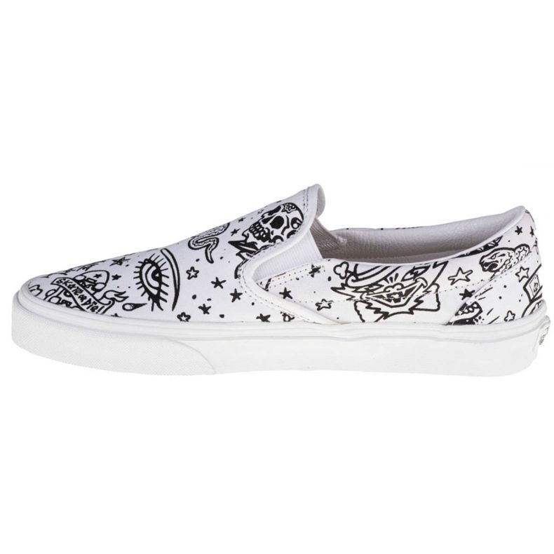 Vans Classic Slip-On U VN0A4BV31IU Kengät valkoinen musta 1