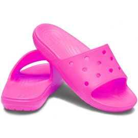 Crocs Classic Slide naisten tohvelit vaaleanpunainen 206121 6QQ 1
