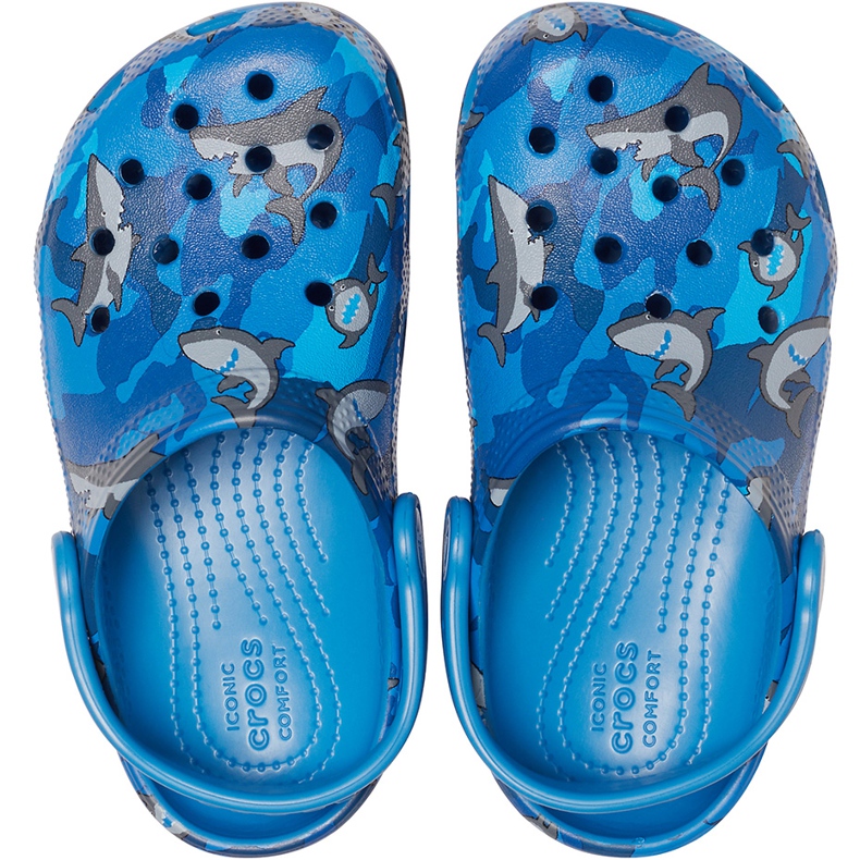 Crocs Lapset Classic Shark Clog sininen 206147 4KI 1