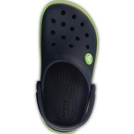 Crocs lapsille Crocband Clog K tummansininen-vihreä 204537 4K6 laivastonsininen 1