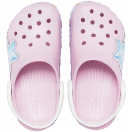 Crocs Fl Star Band Clog vaaleanpunainen 207075 6GD 1
