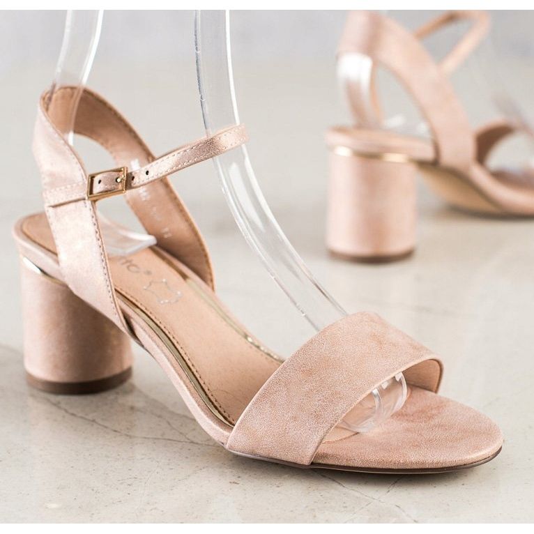 Evento Tyylikkäät sandaalit baarissa vaaleanpunainen 1