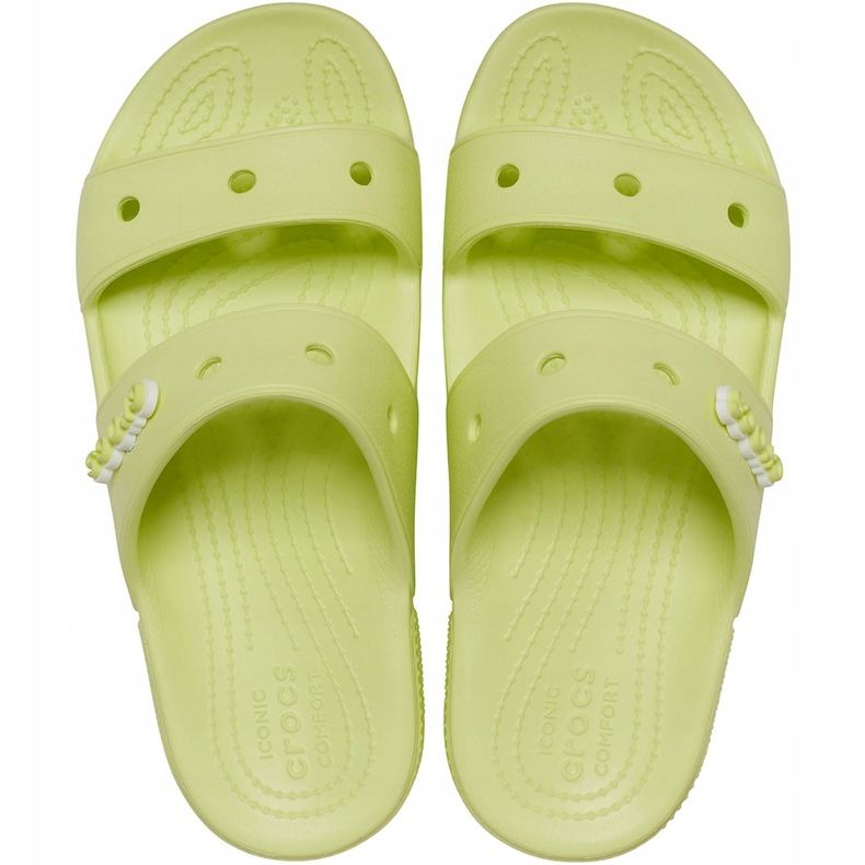 Crocs Classic Tossut Keltainen 206761 3U4 vihreä 1