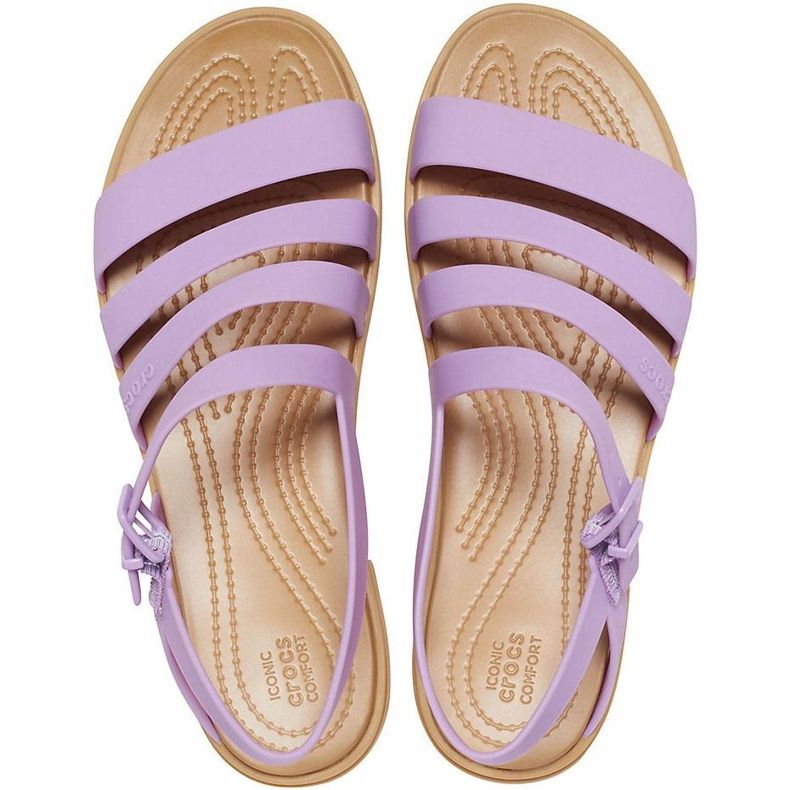Crocs Naisten Sandaalit Tulum Sandaalit Violetti 206107 5PR 1