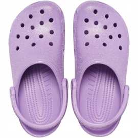 Crocs Naisten Klassinen Glitter Clog Violet 205942 5PR violetti 1