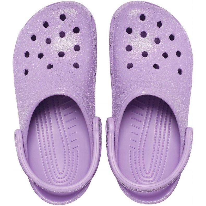 Crocs Naisten Klassinen Glitter Clog Violet 205942 5PR violetti 1