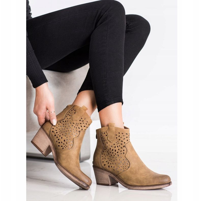 Sergio Leone Kevyet, avoimet saappaat ruskea 1