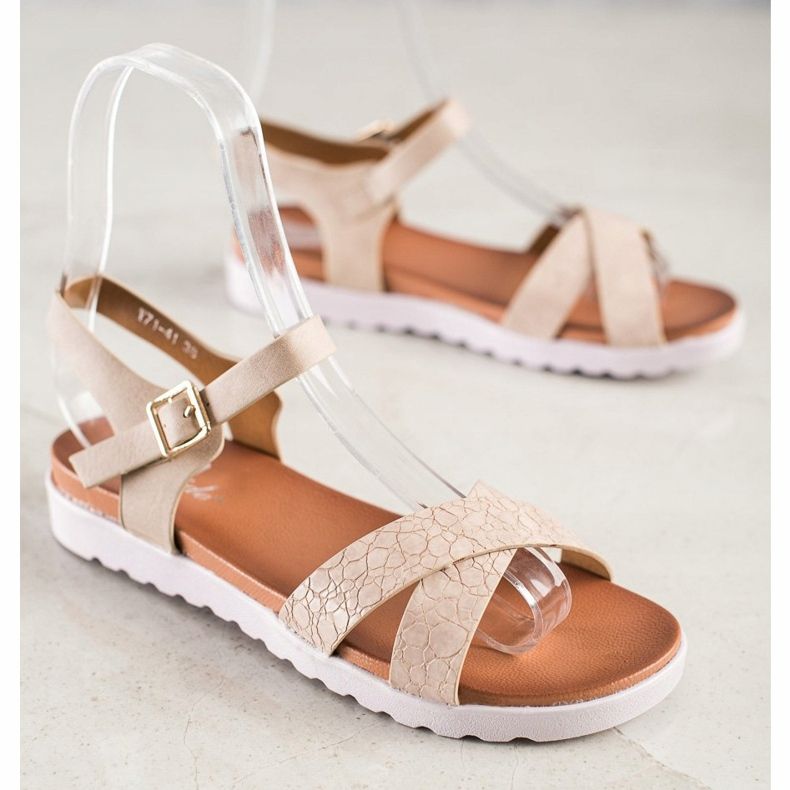 Weide Beige sandaalit Eco -nahkaa 1
