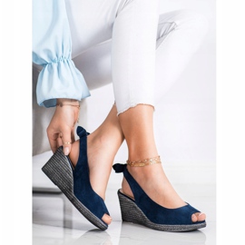 Slip-on sandaalit VINCEZA-kiilassa tummansininen sininen 1
