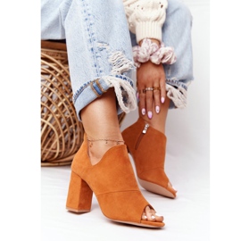 Kevät mokka saappaat postitse Vinceza 21-17095 Kameli ruskea 2