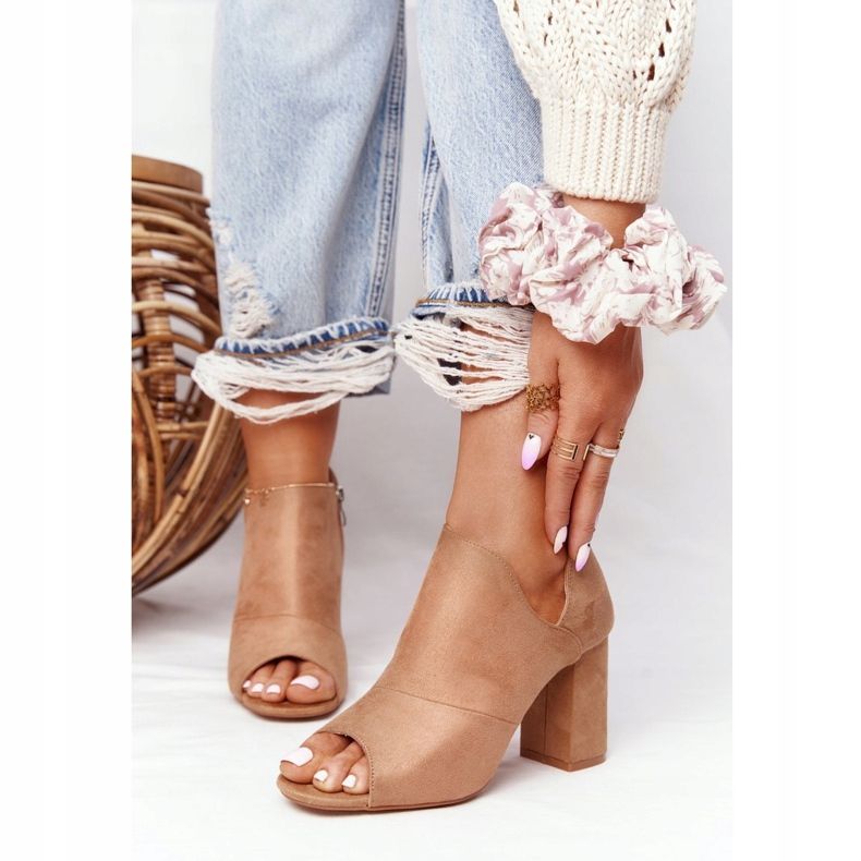 Kevät mokka saappaat postitse Vinceza 21-17095 Beige 2