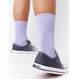 Naisten lenkkarit Big Star HH274128 Ombre Black valkoinen musta 1