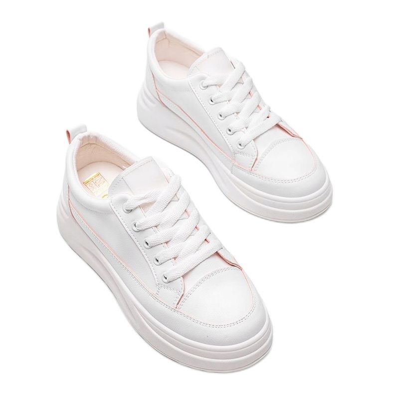 Kelsin paksut valkoiset lenkkarit valkoinen 1