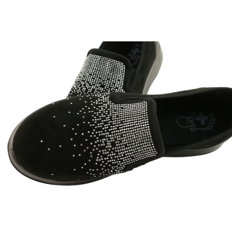 Befado naisten kengät 156D004 musta hopea 5