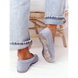 Suede Loafers Sergio Leone MK722 Sininen 2