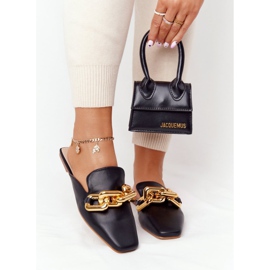 PS1 Musta Call On Me -tossut, joissa päälliset ja ketju kultainen 1