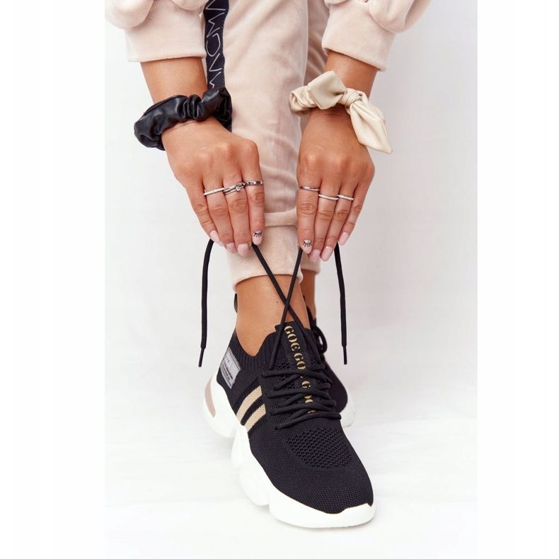 Naisten urheilusukat GOE HH2N4017 Musta 2