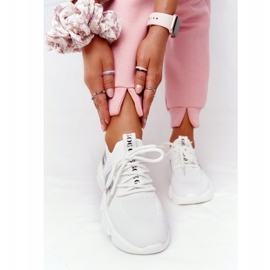 Naisten urheilusukat GOE HH2N4016 Valkoinen musta 1