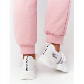 Naisten urheilusukat GOE HH2N4016 Valkoinen musta 2