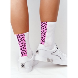 Naisten nahkakengät Big Star HH274075 valkoinen ja hopea 2