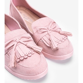 Vaaleanpunaiset Magdalena -leivonnaiset hapsuilla vaaleanpunainen 1