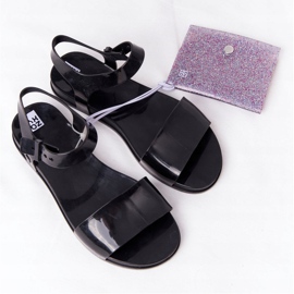 Tuoksuvat ympäristöystävälliset kumiset sandaalit ZAXY HH285127 musta 2