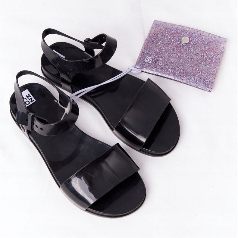 Tuoksuvat ympäristöystävälliset kumiset sandaalit ZAXY HH285127 musta 2