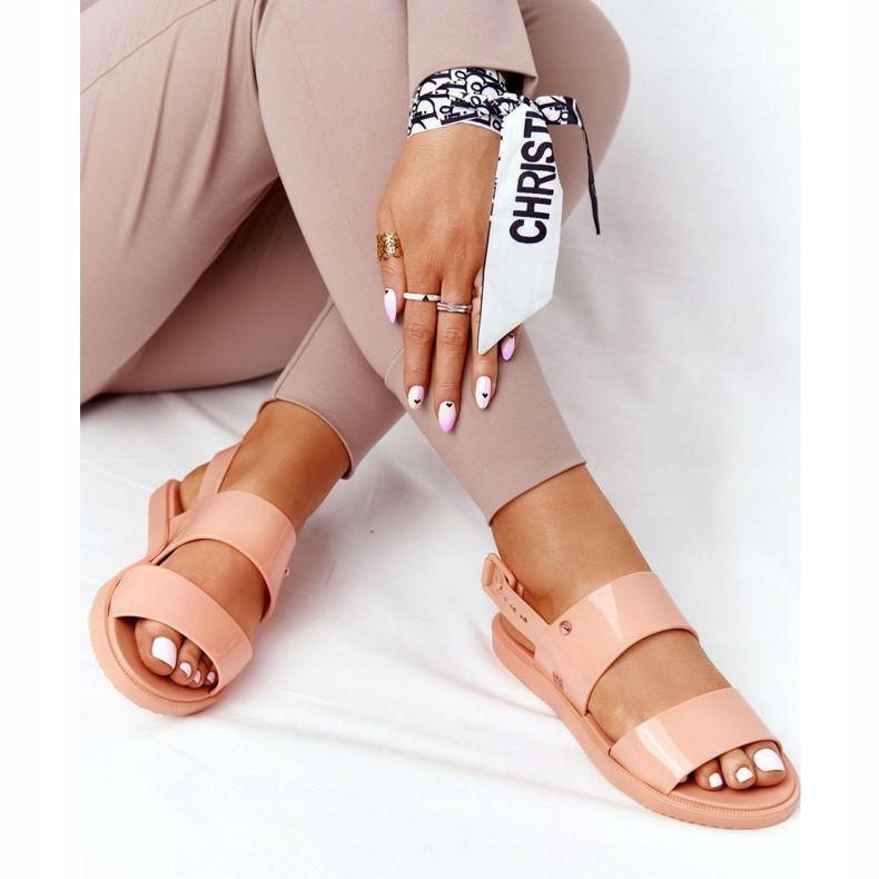 Tuoksuvat ympäristöystävälliset kumiset sandaalit ZAXY HH285164 Oranssi beige 1