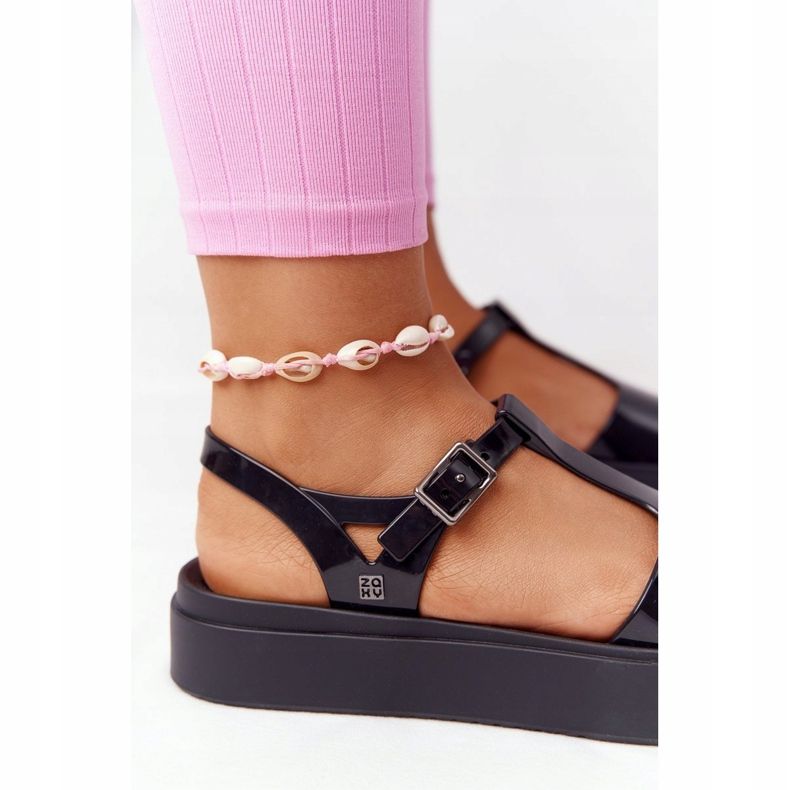 Tuoksuvat ympäristöystävälliset kumiset sandaalit ZAXY HH285116 musta 1