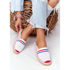 Tommy Big Star Espadrilles HH274486 Valkoinen punainen sininen 2