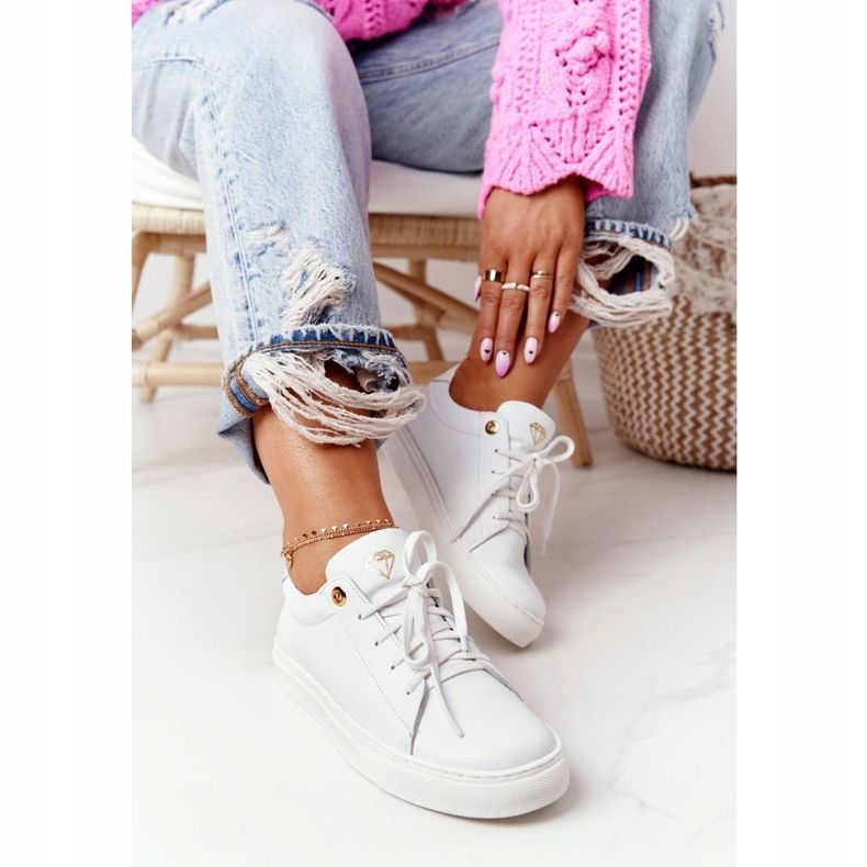 Naisten nahkakengät Valkoinen Nicole 2640 2